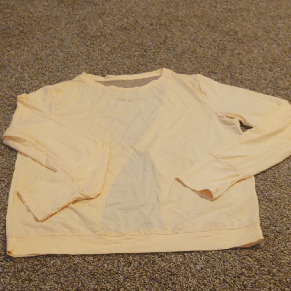 Beautiful lightweight long sleeve peach color